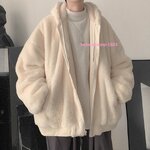 เสื้อกันหนาวผู้ชาย เสื้อฮู้ดดี้ผู้ชายใส่ได้สองด้าน ขนกำมะหยี่หนาใส่สบายนุ่มนิ่มทั้งตัว หรือจะกลับด้านกันลม กันหิมะ กันหนาวได้อุ่นมาก มีเชือกปรับสายฮู้ดทรงโอเวอรไซใส่แบบหลวมๆ มี 2 สี