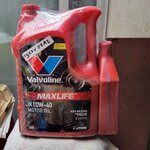 น้ำมันเครื่องเบนซิน กึ่งสังเคราะห์ VALVOLINE Max Life 10w-40 ขนาด 4+1 ลิตร L JZEZ Y