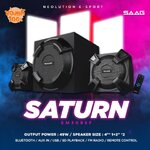 SAAG EM3085F SATURN SPEAKER 49W BLUETOOTH USB/AUX/FM/SD SP-SA-21-3085F