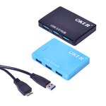 H-435 OKER USB 3.0 HUB + 4 PORTS HB-4P-OK-435BK