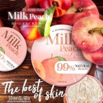 Milk Peach Body Scrub By Fonnfonn 50g.