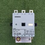 SIEMENS : 3TS5122-0AN2 Contactor AC 50/60HZ 220V AC3 400V 140A 75KW AUX 2NO + 2NC size 6 screw connection