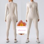 Winter Bodysuit ชุดบอดี้สูทกันหนาว จั๊มสูทชุดชั้นในสำหรับผู้หญิงใส่กันหนาวแทนลองจอน ฮีทเทค ผ้ายืดสวมใส่สบาย น้ำหนักเบายืดหยุ่นได้ดีพร้อมซับในกำมะหยี่ จะใส่เป็นชุดข้างในหรือใส่เป็นตัวนอกเดี่ยวๆ ก็เหมาะมาก มี 5 สีหลายไซ