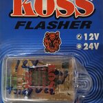 เฟรชเชอร์ไฟเลี้ยว 12V แบบใส่ KOSS สำหรับรถทั่วไป รับได้ 20 × 2 หลอด หรือ ( 500 W × 2 ) ราคา ชุดละ