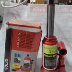 แม่แรง 3 ตัน Hydraulic Jack 3000 kg ตัวแม่แรง สู่ง 15 cm. ยืดสุด 32 cm. ราคา