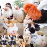 เฟอร์ปลอกแขนสวยเวอร์ ฟรุ้งฟริ้ง 7 สี ขนาดยืดได้