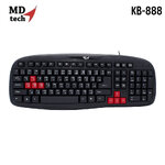 MD-TECH KB-888 MDTECH 103KEY Keyboard USB KB-UB-MD-888BK