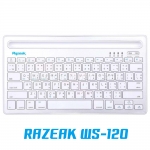 RAZEAK Bluetooth Multi-Device Keyboard รุ่น WS-BK102 สีขาว SKU-00851