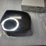 เนื้อ กระจกมองข้าง MAZDA BT 50 ขอบดำ ปรับมือ + ไฟฟ้า ข้างขวา RH