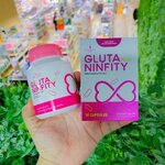 GLUTA NINFITY 30 แคปซูล กลูต้านินฟิตี้ อาหารเสริมบำรุงผิวขาวใส