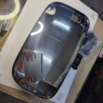 HORSE กระจกมองข้าง ขวา R HINO SING HITECH ฮีโน่ สิงห์ไฮเทค ; SUPER - F ; ISUZU FRR 190 : 290 [ 17 x 31 cm. ] BM228 กระจกรถบรรทุก กระจกรถยนต์ สีดำ ดัดแปลงใส่ตามต้องการ