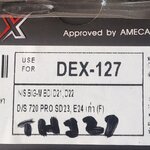 [DNX-127] COMPACT ผ้าดิสเบรคหน้า NISSAN BIG-M BDI, DATSUN 720 รุ่น COMPAT NONO กล่องสีดำ (1ชุดมี4ชิ้น) ชุดละ