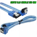 Cable Harddisk SATA 3.0 คลิปล๊อกหัวงอ CA-HD-GO-A1503