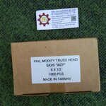 สกรูปลายสว่านหัวเวเฟอร์ชุบขาว หัวจาน P8-18x1/2"