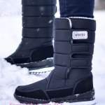 รองเท้าบูทยาว รองเท้าสกีกันหนาวบุในกำมะหยี่ กันน้ำ กันลื่น ติดลบได้ถึง ลบ 40 องศา ไซ 36 ถึง 47