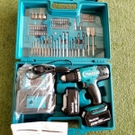 Makita : สว่านไขควงแบตเตอรี่ DDF453SFX1, 18V*3A+ACC 74