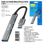 GL-029A Glink Hub USB2.0x3/USB3.0x1 ฮับยูเอสบี ตัวเพิ่มช่องUSB HB-GL-41-GL029