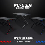 ND-600 Nubwo Table E-Sport 'Gaming Desk' CG-NW-TB-600SB