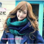 ผ้าพันคอขนสัตว์สำเร็จรูป เพิ่มความอุ่น ขนาด 120x35 cm