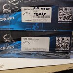 [SRC-442] COMPACT CROWN ก้ามเบรคหน้า,หลัง ISUZU KS22 อย่างดี ย้ำรีเวท กล่องดำ (1ชุด มี 4ชิ้น) ชุดละ