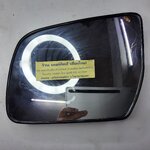 HORSE เนื้อ กระจกมองข้าง MAZDA BT 50 PRO ขอบดำ ปรับมือ + ไฟฟ้า ข้างซ้าย LH พร้อมอุปกรณ์ติดตั้ง