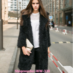 โค้ทขนแกะเฟอนุ่มใส่แล้วอุ่นนุ่มทรงยาวไม่ระคายผิว