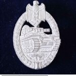 German Panzer Assault Badge