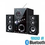 MUSIC DJ Speaker MUSIC D.J. BLUETOOTH FM/KA/CARD SUB 2.1 รุ่น: 9100A SKU-01022