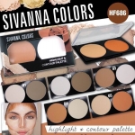 SIVANNA COLORS HIGHLIGHT & CONTOUR PALETTE HF686
