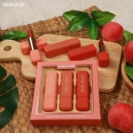 SIVANNA COLORS MUSSE LUXURY MOUSSE MATTE LIPSTICK PEACH HF6028 (4gx4แท่ง)