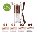 Baby Bright Almond Oil Brow Pencil & Brow Wax 2 กรัม