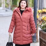 เสื้อขนเป็ดคนอ้วนสามส่วน บิ๊กไซส์มีหลายสี พร้อมฮู้ดเฟอร์ถอดได้ใส่กันหนาวติดลบ มีทั้งซิปและกระดุม