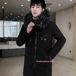 โค้ทกันหนาวของผู้ชาย ผ้าฝ้ายเคลือบสารสะท้อนหยดน้ำบุขนหนาด้านใน พร้อมบุนวม ใส่กันหนาว กันลม กันหิมะ ติดลบ ทรงเบสิคใส่ได้ตลอด มี 4 สี