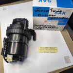 กรองดักน้ำ - น้ำมันดีเซล ดักน้ำ ISUZU D-MAX ALL NEW [ 8-98067-761-3 ] แกน 12 มม. - 7/16 หุน เสื้อกรอง รวมพาสติกดักน้ำ ดัดแปลง