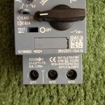 SIEMENS : 3RV2011-1GA10 Circuit breaker size S00 for motor protection CLASS10, 4.5...6.3A