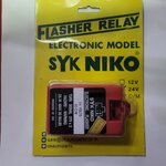 เฟรชเชอร์ไฟเลี้ยว 24 V แบบขุ่น NIKO สำหรับรถทั่วไป รับได้ 15 × 2 หลอด หรือ ( 375 W × 2 ) ราคา ชุดละ
