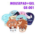 GE-001 แผ่นรองเม้าส์เจลรองข้อมือลายการตูน MOUSEPAD GEL MP-GE-XX-W02xx