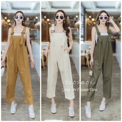 เอี๊ยมขายาวทรงเกาหลี รุ่นนี้น่ารักมากๆผ้าดีใส่สบายไม่ร้อนไม่หนา สายปรับได้สั้นยาว ทรงหลวมๆ