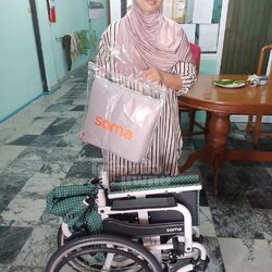 ลูกค้าอยากได้ รถเข็นผู้ป่วย Soma SM-250.5 รถเข็นนั่งอลูมิเนียม wheelchair คันใหม่เพิ่ม จัดไปที่ศูนย์เครื่องมือแพทย์ปัตตานีค่ะ ขอขอบคุณที่ไว้วางใจในสินค้าและบริการศูนย์เครื่องมือแพทย์ปัตตานีค่ะ