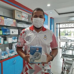 ขอบคุณคุณลุกค้าเลือกซื้อเครื่องวัดความดันดิจิตอลที่ศูนย์เครื่องมือแพทย์ปัตตานีค่ะ