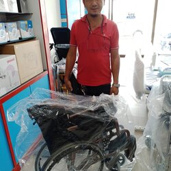 ขอขอบคุณลูกค้าซื้อรถเข็นผู้ป่วย Soma Champion 100 CHM-100 รถเข็นนั่งเหล็ก