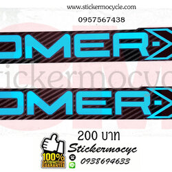 Sticker 3M HONDA Zoomer X โลโก้แท้ (เคลือบเงาแท้) สติ๊กเกอร์แท้ 3M ติดรถมอเตอร์ไซค์ ฮอนด้า ซูเมอร์เอ็กซ์