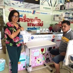 ขอขอบคุณจากใจ คุณลูกค้า ซื้อ Omron HEM-7130-L เครื่องวัดความดันโลหิตดิจิตอล และ Terumo Medisafe Fit Smile เครื่องตรวจวัดระดับน้ำตาล จากร้านศูนย์เครื่องมือแพทย์หาดใหญ่ค่ะ
