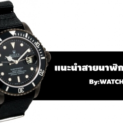 แนะนำสายนาฬิกาผ้าไนลอน NYLON STRAP By WATCH STRAP THAI