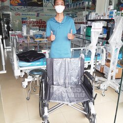 -ขอขอบคุณลูกค้าซื้อรถเข็นเบาะกว้าง รับน้ำหนักได้สูงสุด 120 กก. ขอขอบคุณที่เลือกซื้อสินค้าจากศูนย์เครื่องมือแพทย์หาดใหญ่ค่ะ 🙏🙏🙏