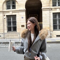 GB SHOP ||| 8042# เสื้อฮูดแขนยาว งานซิปหน้า เฟอร์ถอดได้ เนื้อผ้าดี งานสวย TAG: 🇰🇷 🇰🇷