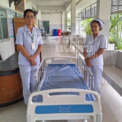 ขอขอบคุณลูกค้า จ.นราธิวาส ซื้อเตียงผู้ป่วยไฟฟ้า Saikang SKD-A เตียงผู้ป่วยไฟฟ้า 3 ฟังก์ชั่น ราวสไลด์ บริจาคให้กับ โรงพยาบาลสุไหงโกลกค่ะ