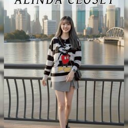 Tag : ❥𝐀𝐋𝐈𝐍𝐃𝐀 Code : #LE08711 Detail : ชุดเซ็ทเสื้อไหมพรมแขนยาวคอปกลายทางสีดำเทา ลายน้องมิคกี้สุดน่ารัก เนื้อผ้าดีมาก ใส่อุ่น ไม่คัน ทรงหลวมใส่สบายมากค่ะ มาพร้อมกับกระโปรงกางเกงสั้นสีเทาผ้าวอร์มเนื้อน