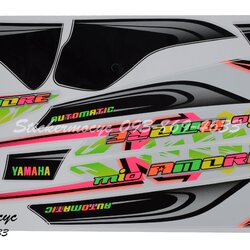 Sticker YAMAHA Mio Amore ปี 2013 รุ่น 15 ติดรถสีมุก (เคลือบเงา) สติ๊กเกอร์ ติดรถมอเตอร์ไซค์ ยามาฮ่า มีโอ