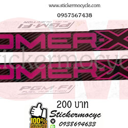 Sticker 3M HONDA Zoomer X โลโก้แท้ (เคลือบเงาแท้) สติ๊กเกอร์แท้ 3M ติดรถมอเตอร์ไซค์ ฮอนด้า ซูเมอร์เอ็กซ์